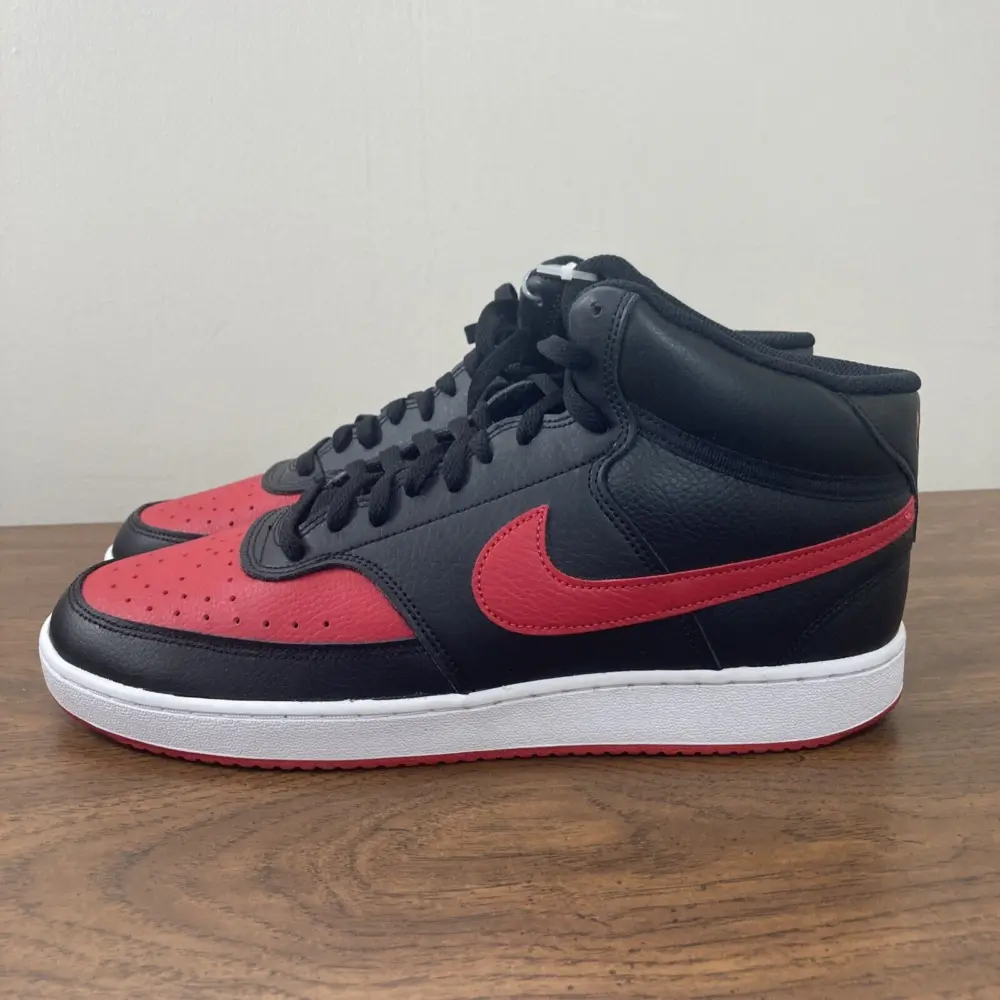 Alternative view of Giày Nike Court Vision Mid 'Black Red' DM8682-001