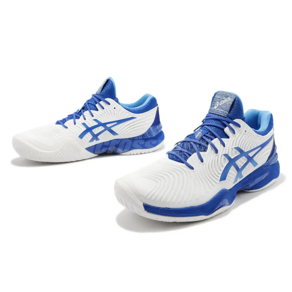 Alternative view of Giày Asics Court FF Novak 'White Tuna Blue' 1041A343-960