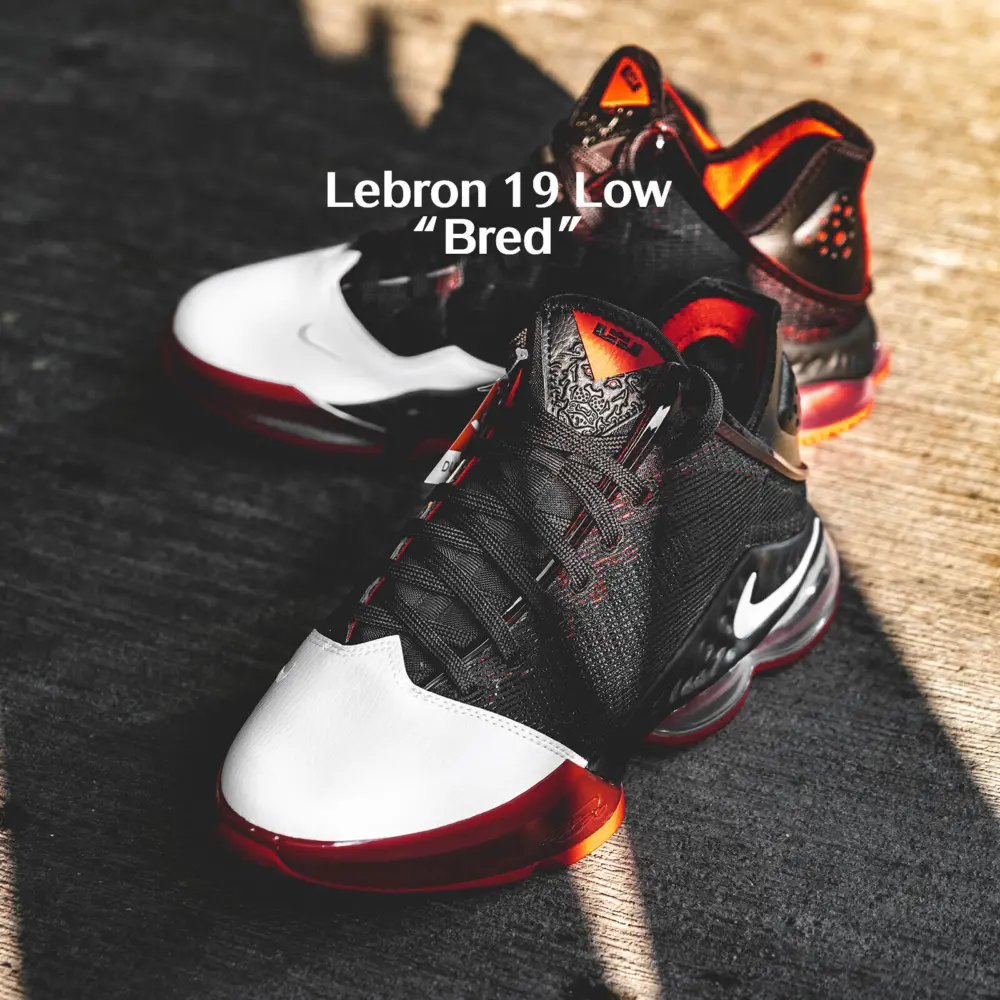 Giày Nike Lebron XIX Low EP 19 'Bred' DH1271-001 - Ảnh 3
