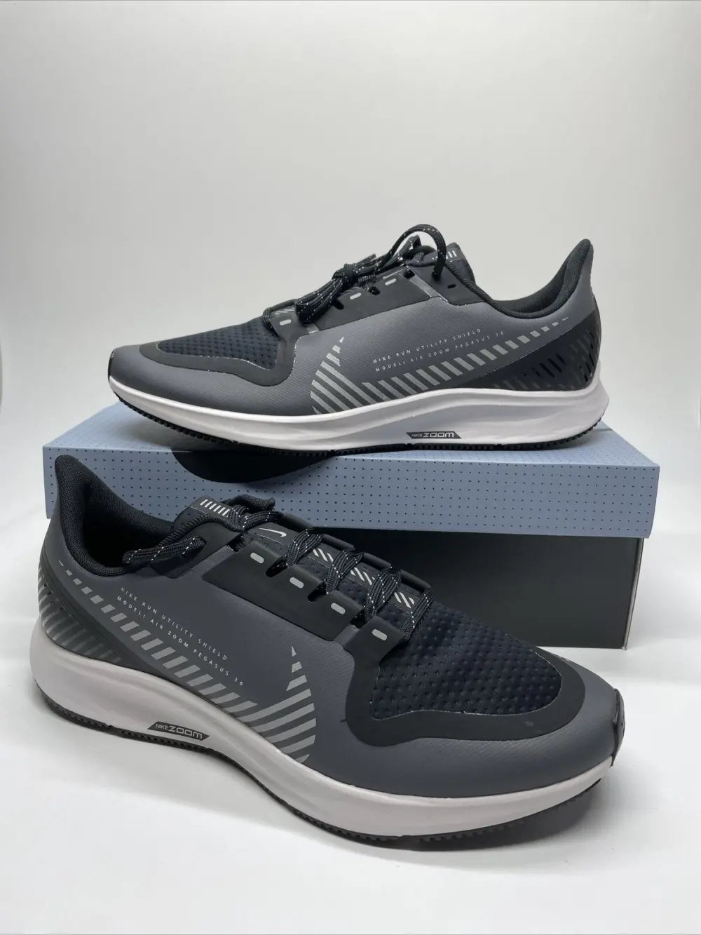 Giày Nike Air Zoom Pegasus 36 Shield 'Cool Grey' AQ8005-003 - Ảnh 4