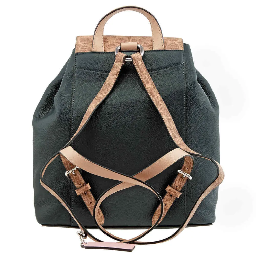 Túi Coach Signature Evie Backpack 'Dark Green' 4149-LHQ64 - Ảnh 3