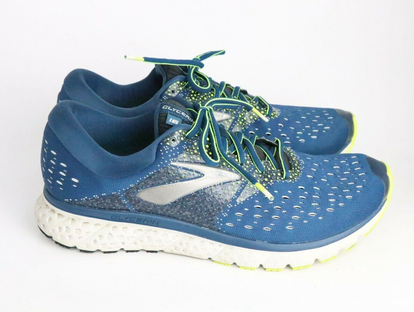 Giày Brooks Glycerin 16 Blue Yellow 1102891D-429 - Ảnh 4