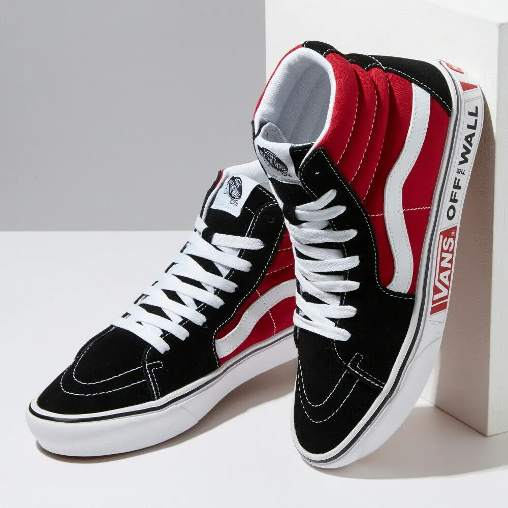 Giày Vans Comfycush Sk8-Hi 'Black Red' VN0A3WMB2QE - Ảnh 5