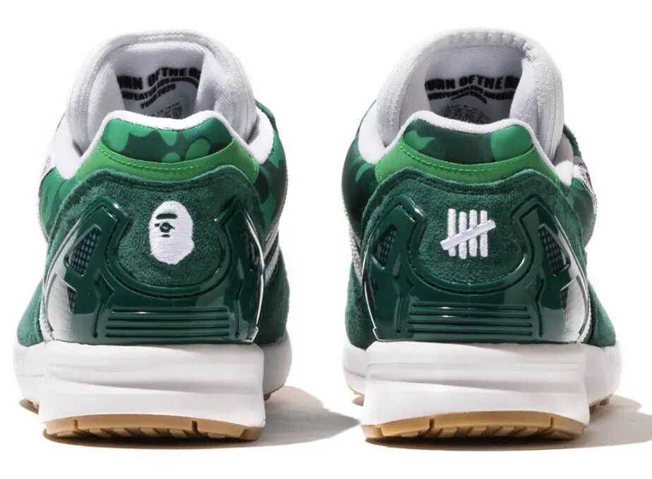 Giày Adidas BAPE x Undefeated x ZX 8000 'A-ZX Series - Green Camo' FY8851 - Ảnh 5