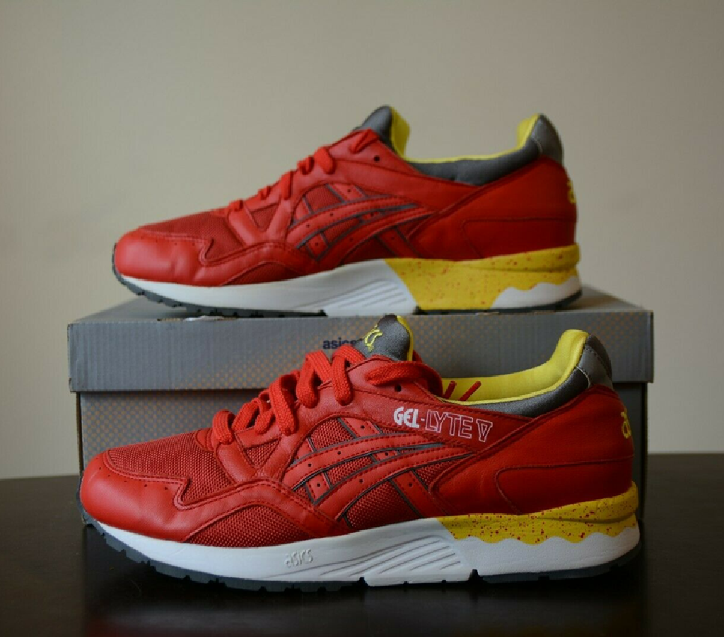 Giày Asics Gel Lyte 5 'Fiery Red' H415N-2301 - Ảnh 4