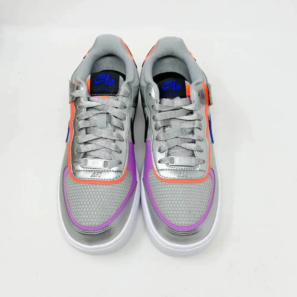 Giày Nike Wmns Air Force 1 Shadow 'Metallic Silver' CW6030-001 - Ảnh 4