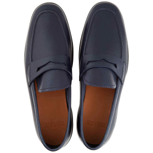 Alternative view of Giày Bally Micson Leather Penny Loafers 'Ink' 6220909