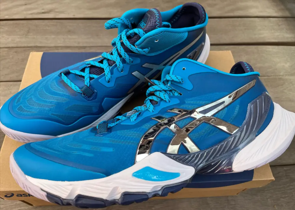 Alternative view of Giày Asics Metarise 'Blue White' 1051A058-400