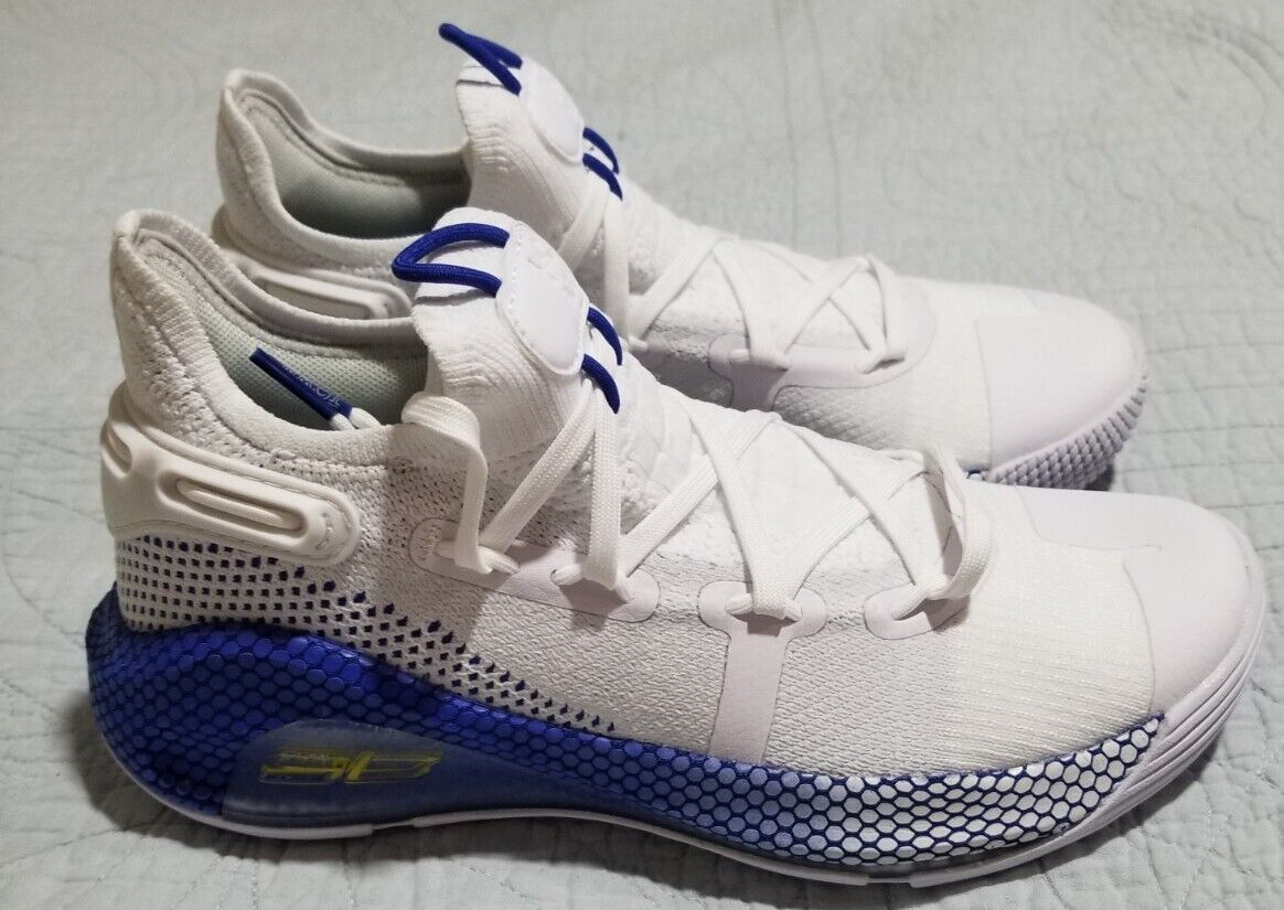 Giày Under Armour Curry 6 'Dub Nation' GS 3020415-103 - Ảnh 4