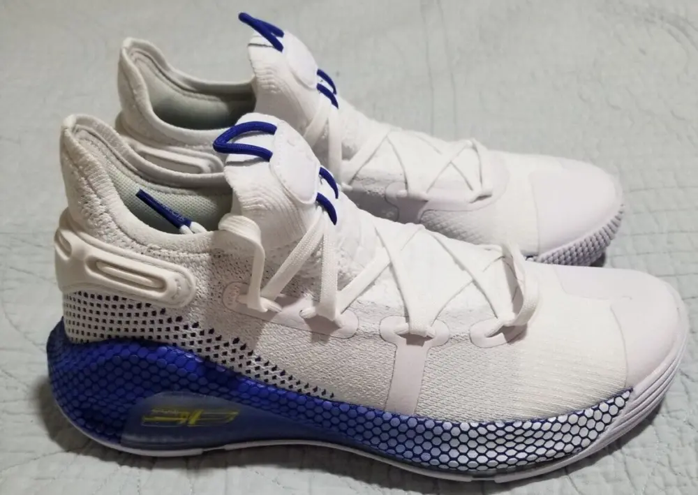 Giày Under Armour Curry 6 'Dub Nation' GS 3020415-103 - Ảnh 4