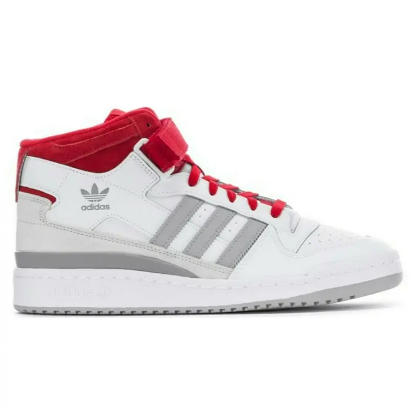 Giày Adidas Forum Mid Combines 'Grey With Varsity Red' FY6819