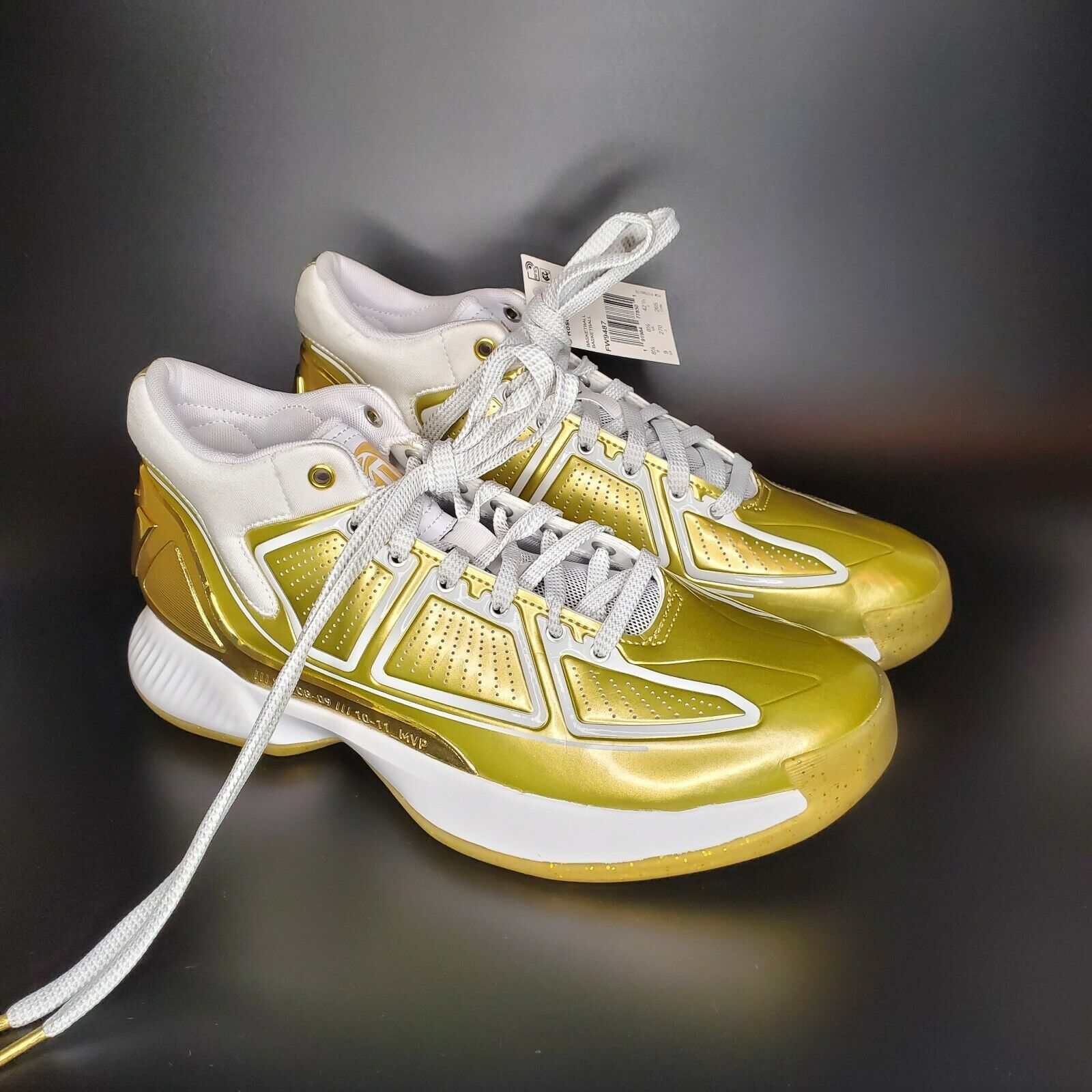 Giày Adidas D Rose 10 'Metallic Gold' FW9487 - Ảnh 4