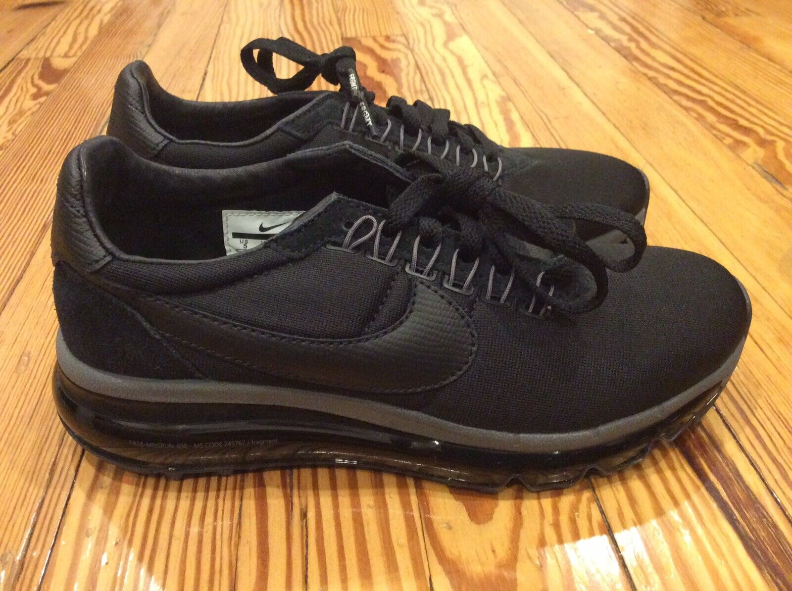 Giày Nike Fragment Design x Air Max LD-Zero 'Triple Black' 885893-001 - Ảnh 2