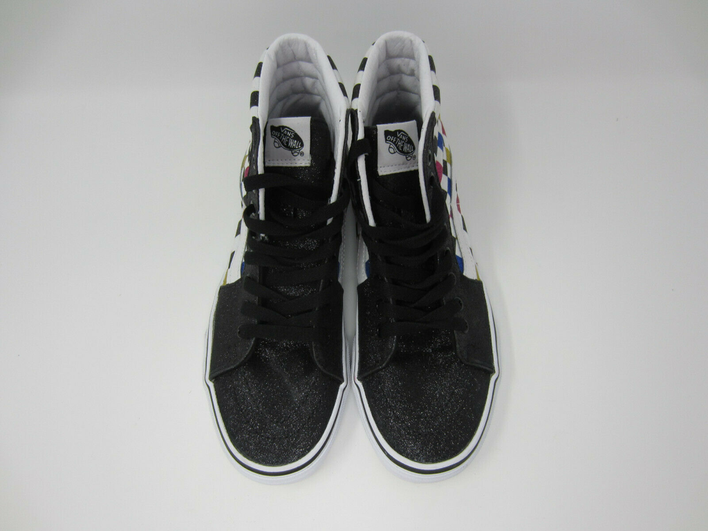 Giày Vans Sk8-Hi 'Glitter Checkerboard' VN0A4BV6V3P - Ảnh 6