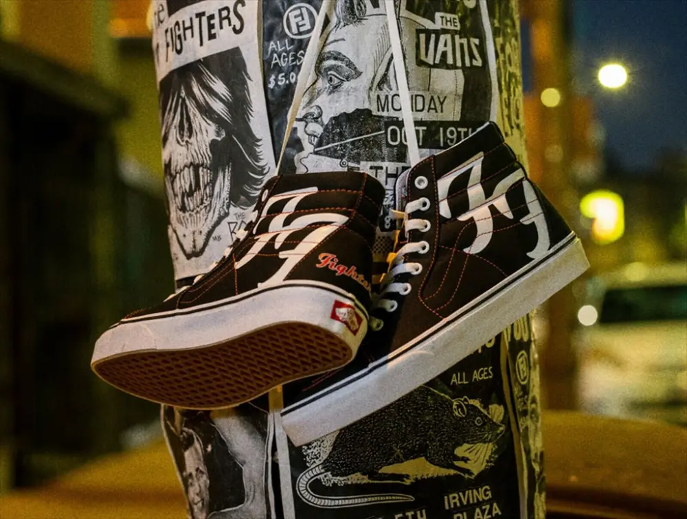 Giày Vans Foo Fighters x Sk8-Hi '25th Anniversary' VN0A4U3C2GB - Ảnh 4