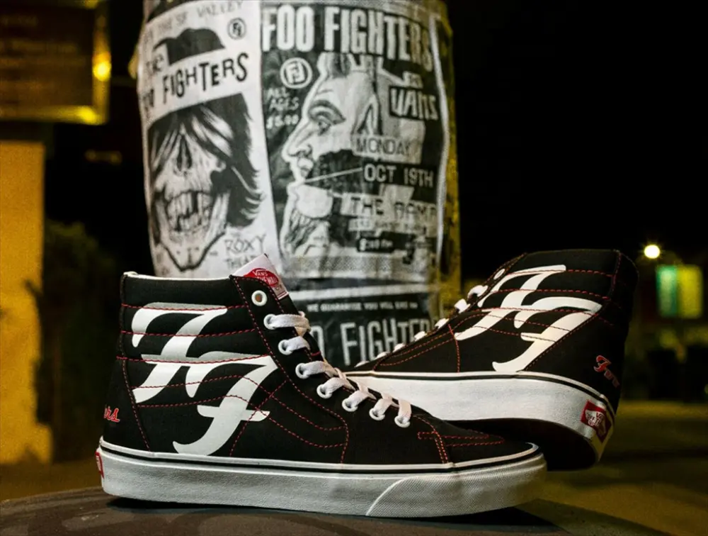 Giày Vans Foo Fighters x Sk8-Hi '25th Anniversary' VN0A4U3C2GB - Ảnh 3