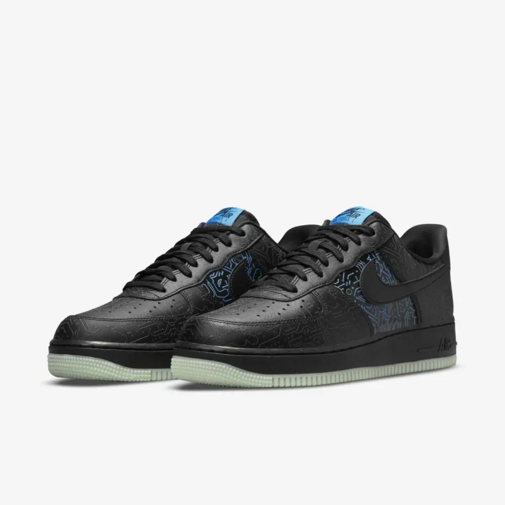 Giày Nike Space Jam x Air Force 1 '07 'Computer Chip' DH5354-001 - Ảnh 3