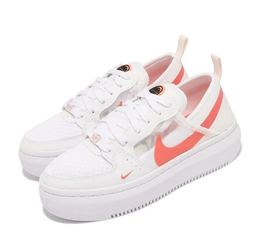 Giày Nike Court Vision Alta 'White Magic Ember' CW6536-101 - Ảnh 3