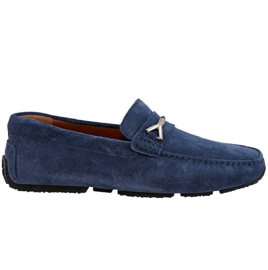 Giày Bally Pieret Slip On Loafers 'Blue' 6231339