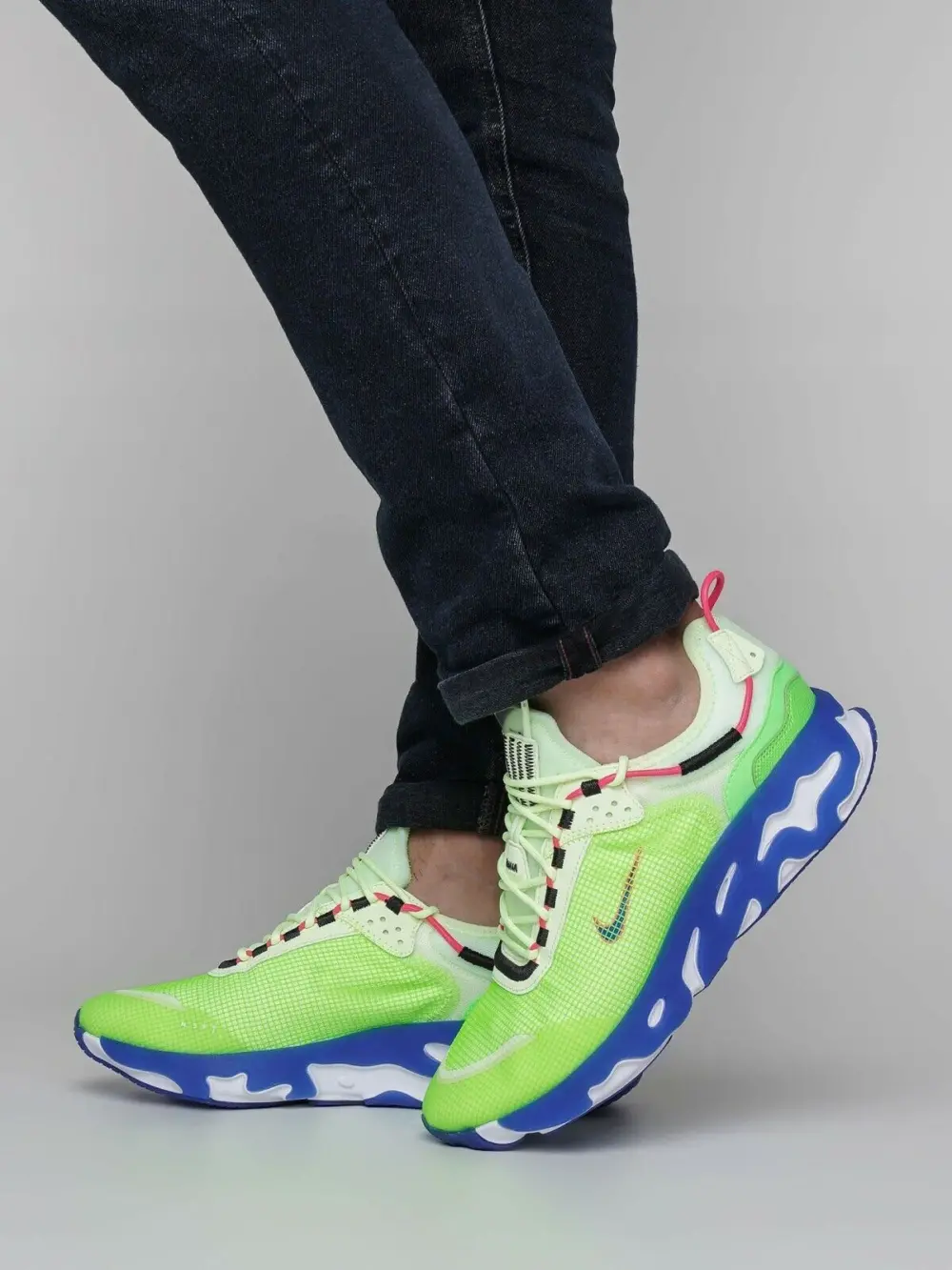Giày Nike React Live Premium 'Barely Volt Hyper Royal' CZ9081-700 - Ảnh 4