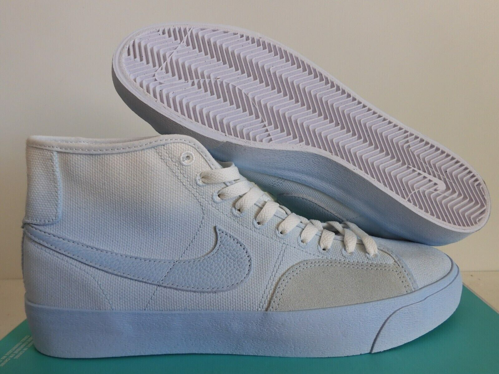 Giày Nike SB Blazer Court Mid PRM 'Blue' DQ5132-444 - Ảnh 2