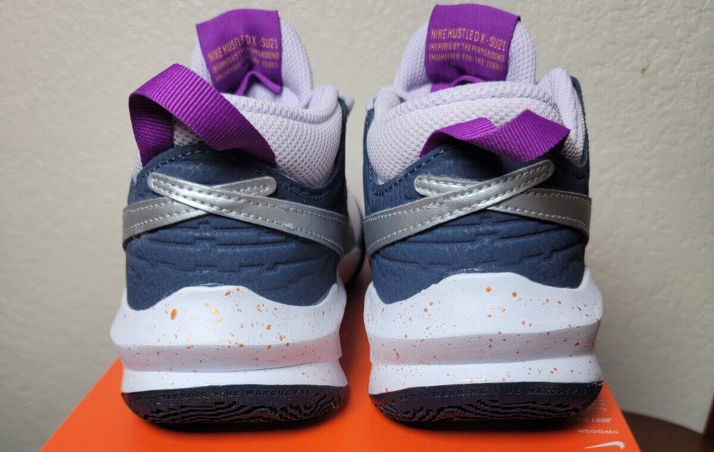 Giày Nike Team Hustle D10 'Barely Grape' DQ8375-500 - Ảnh 5