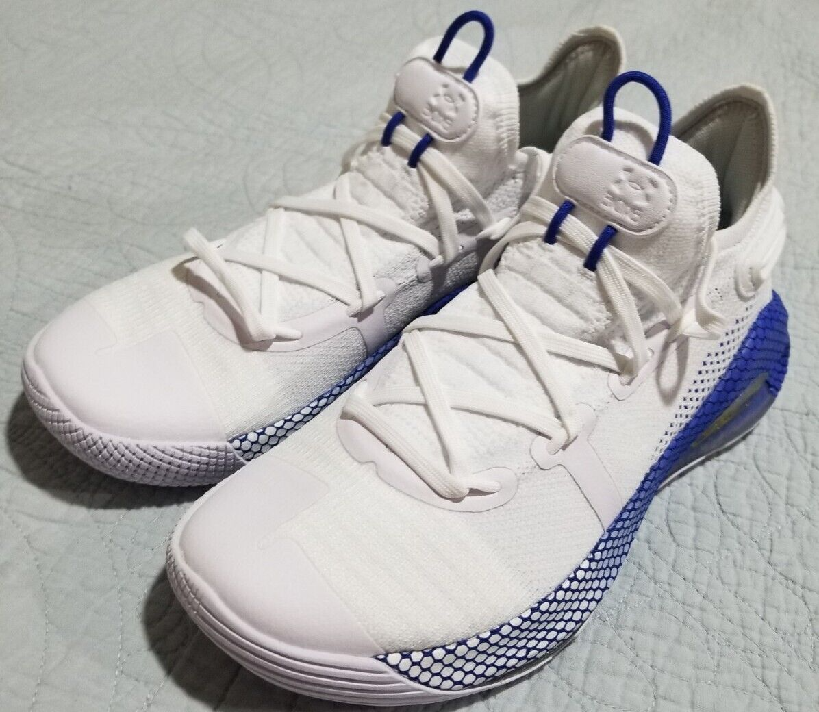 Giày Under Armour Curry 6 'Dub Nation' GS 3020415-103 - Ảnh 5