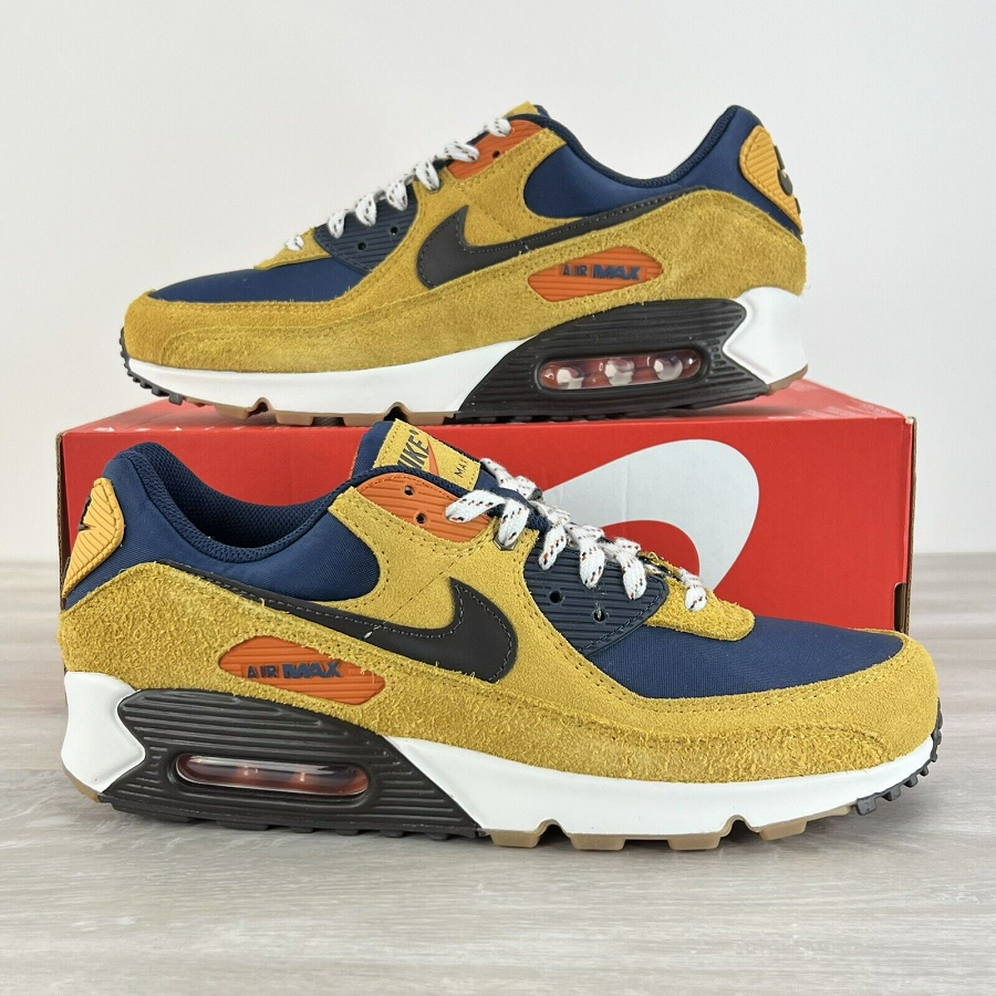 Giày Nike Air Max 90 'Bucktan Team Navy' DZ5175-200 - Ảnh 3