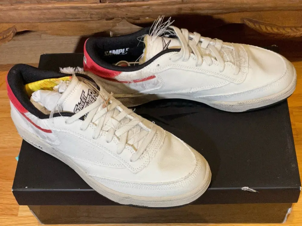 Giày Reebok Street Fighter x Club C 85 'Ryu' GZ9543 - Ảnh 5