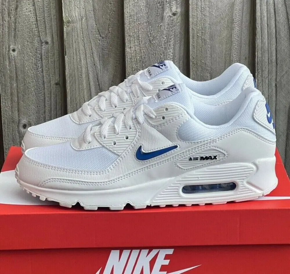 Alternative view of Giày Nike Air Max 90 'Jewel White Royal' DV3503-100