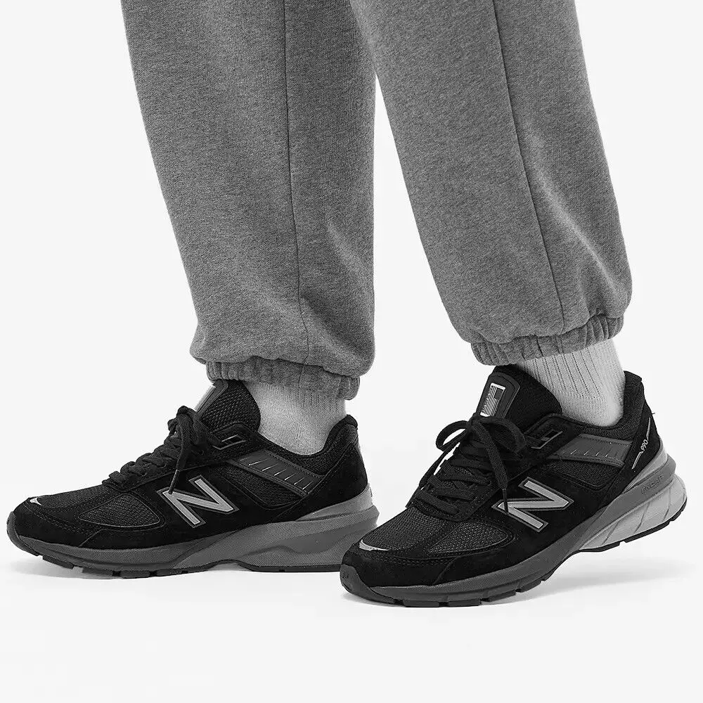 Giày New Balance Wmns 990v5 Made In USA 'Black' W990BK5 - Ảnh 4