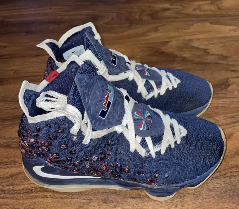 Giày Nike LeBron 17 'College Navy' CD5056-400 - Ảnh 4