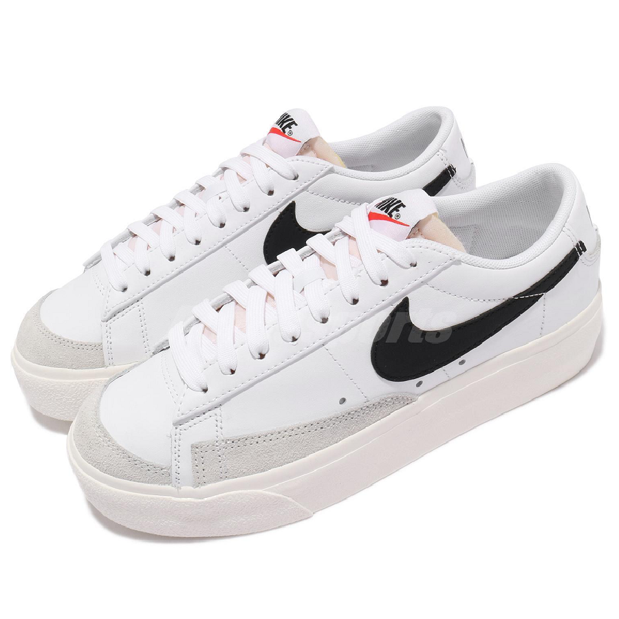 Giày Nike Blazer Low Platform 'White Black' DJ0292-101 - Ảnh 4