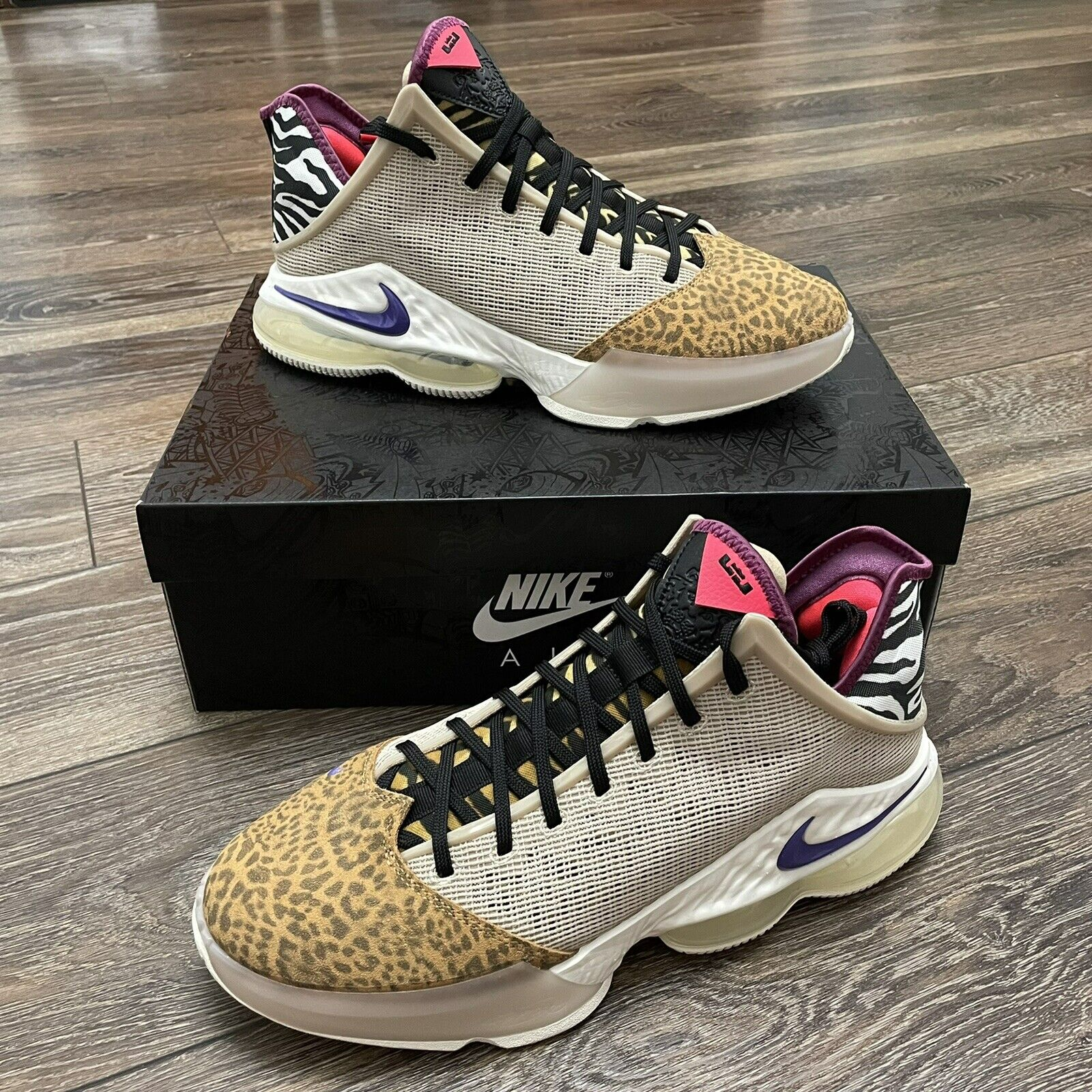 Giày Nike LeBron 19 Low Safari DM1058-200 - Ảnh 6