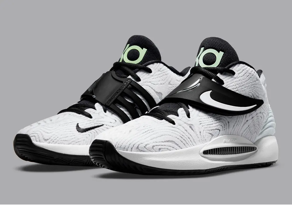 Alternative view of Giày Nike KD 14 TB 'White Black' DA7850-100