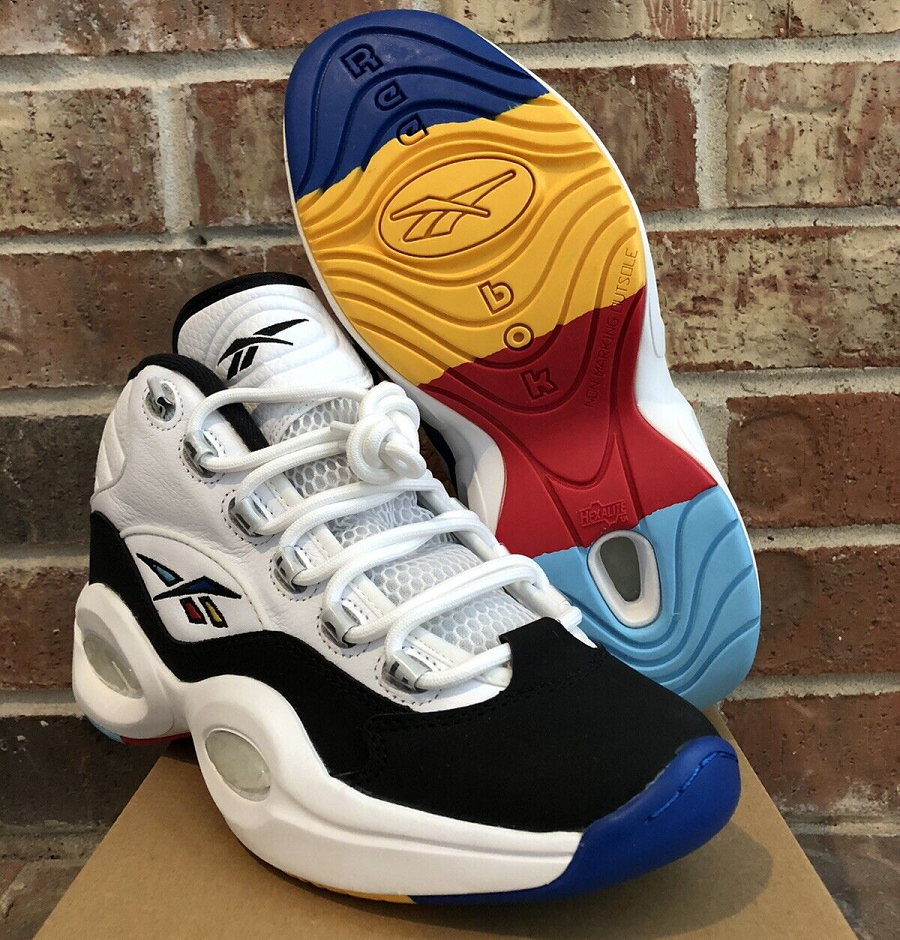 Giày Reebok Question Mid Class Of 16 'White Black' H01321 - Ảnh 4