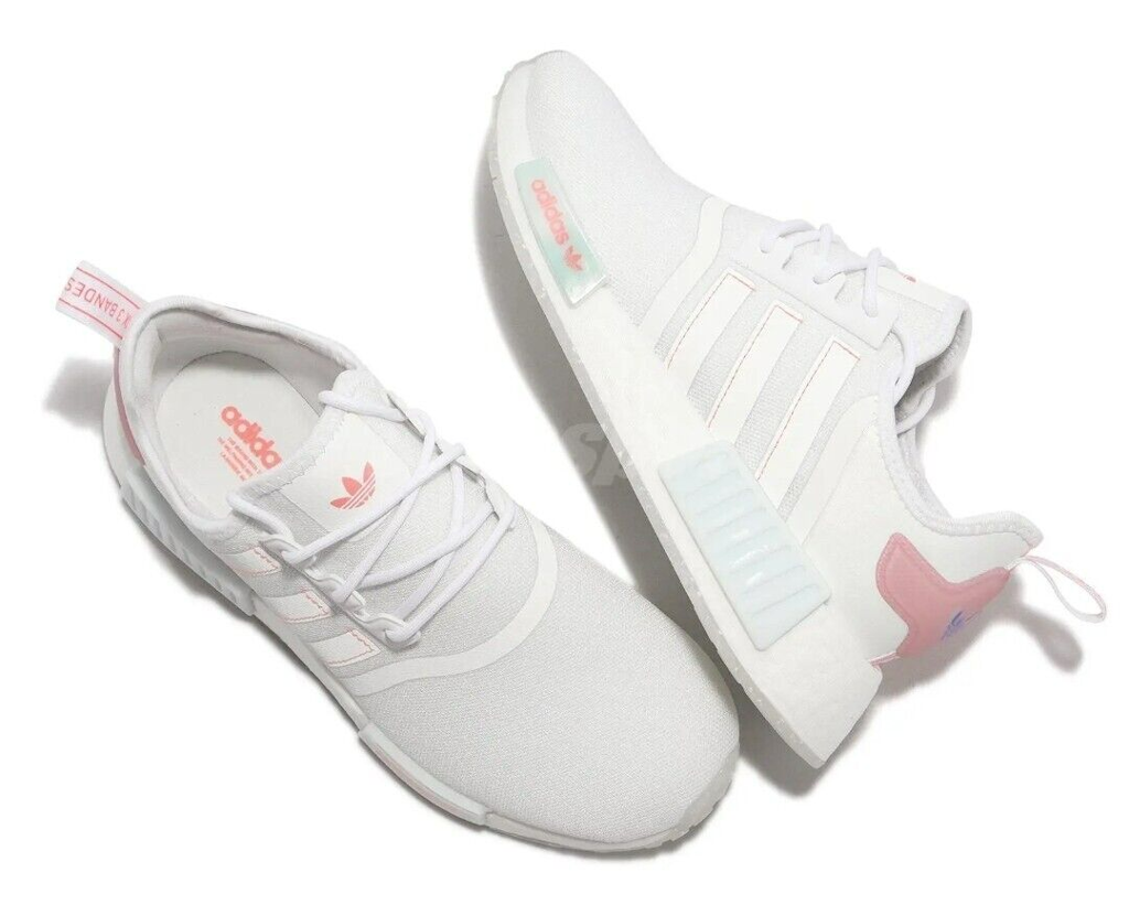 Giày Adidas Wmns NMD R1 'White Acid Red' GW5679 - Ảnh 4