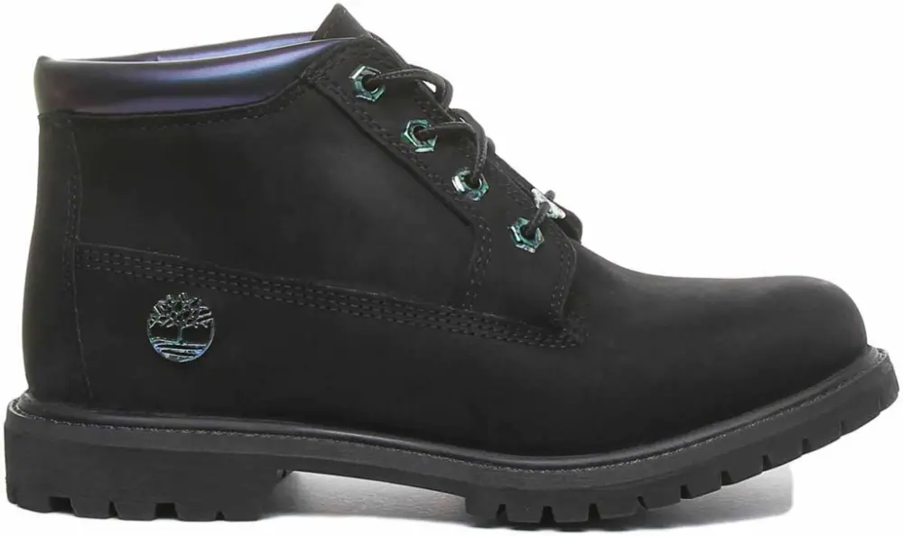 Giày Timberland Nellie Iridescent Chukka Lace Up Boot Black A24KH
