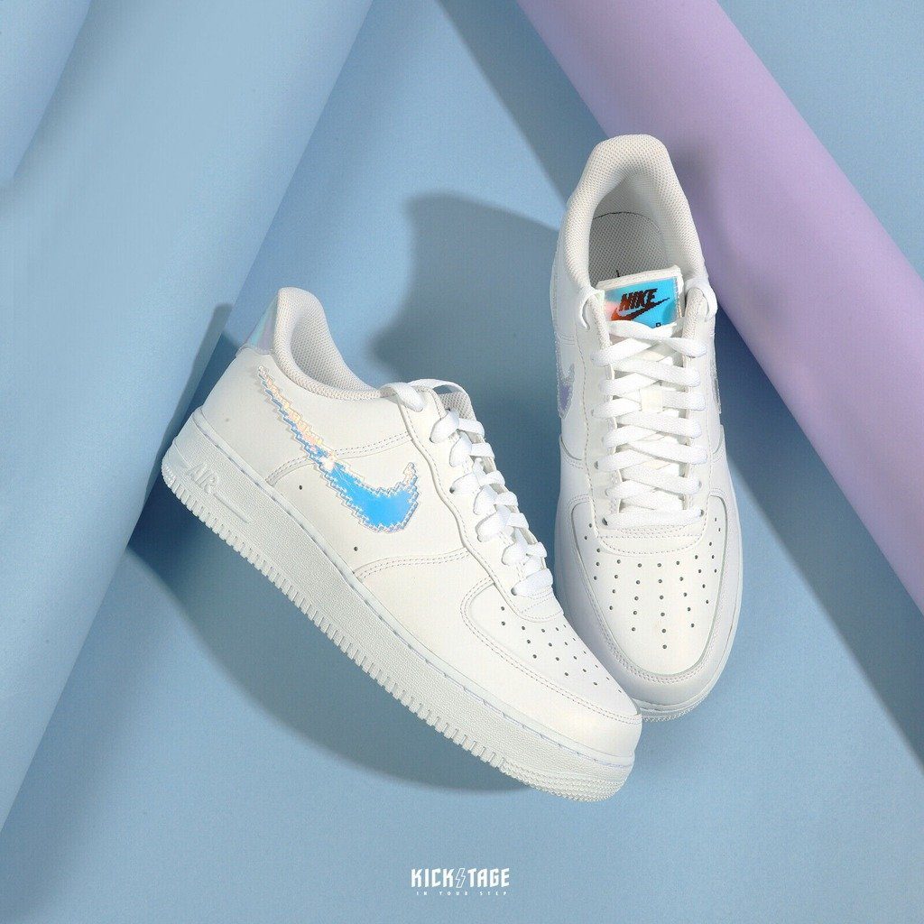 Giày Nike Air Force 1 Low 'Iridescent Pixel White' CV1699-100 - Ảnh 3
