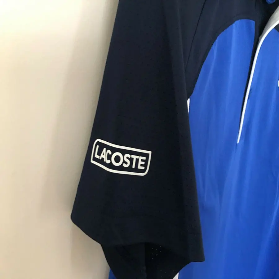 Áo Lacoste Polo SPORT Ultra Dry Pique ZIP BlackB 2020 DH4747-51-RUS - Ảnh 6