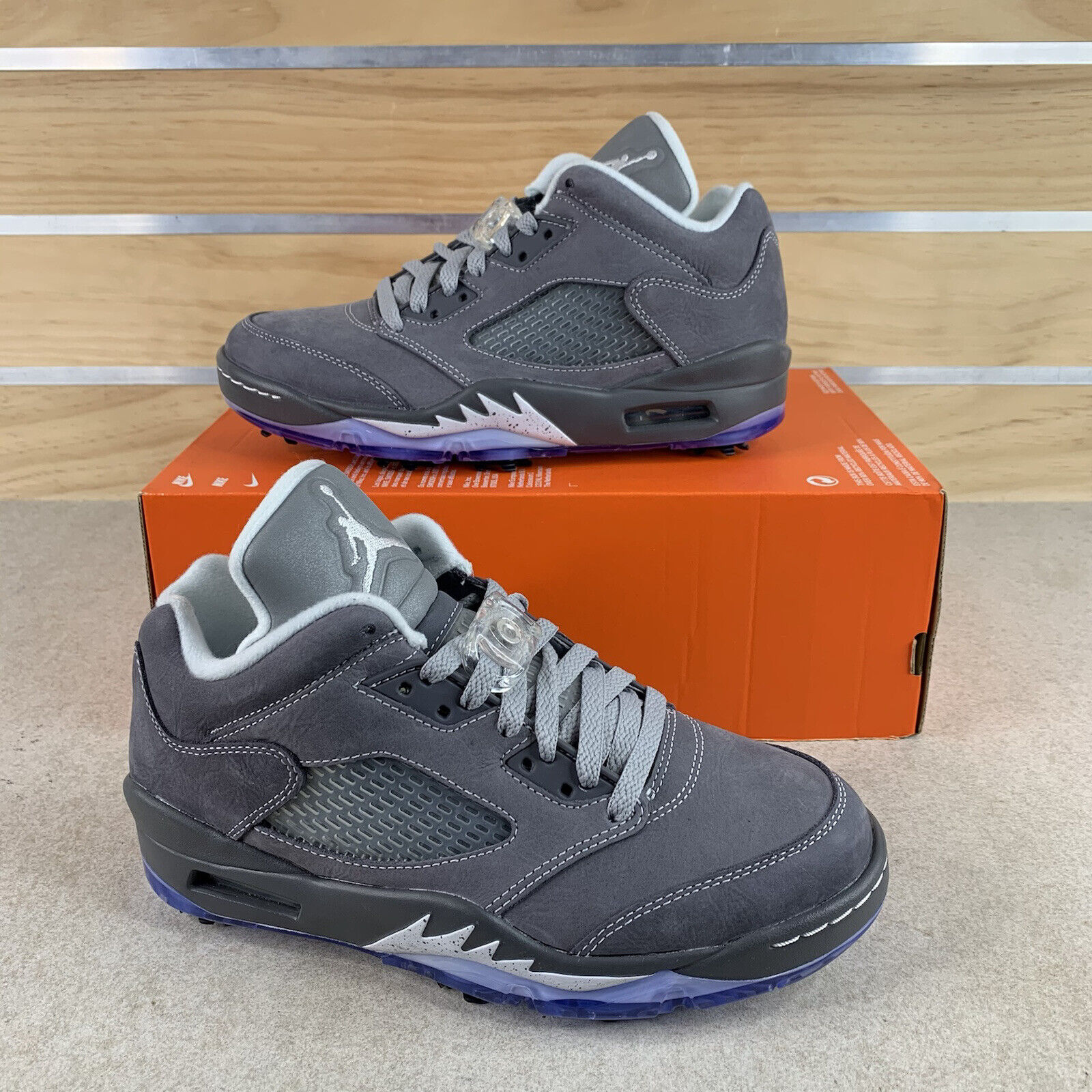 Giày Nike Air Jordan 5 Low Golf 'Wolf Grey' CU4523-005 - Ảnh 5