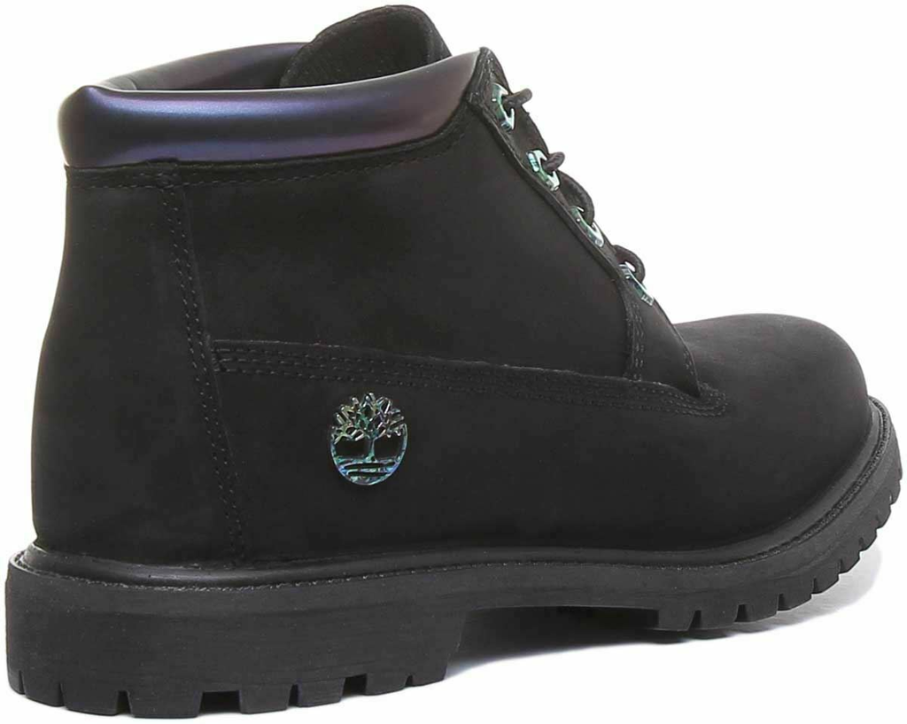 Giày Timberland Nellie Iridescent Chukka Lace Up Boot Black A24KH - Ảnh 2