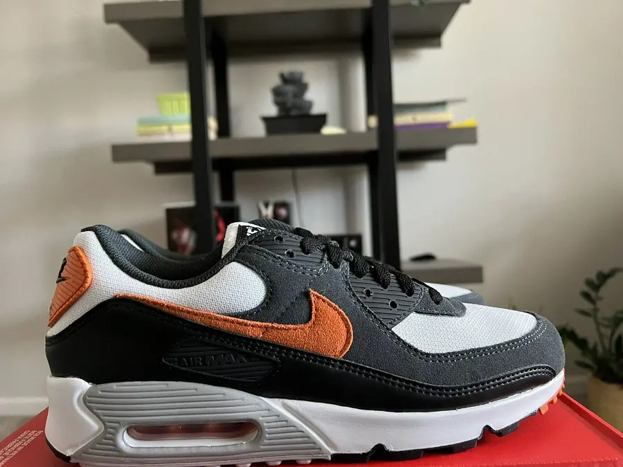 Giày Nike Air Max 90 'White Starfish Black' DM0029-101 - Ảnh 4