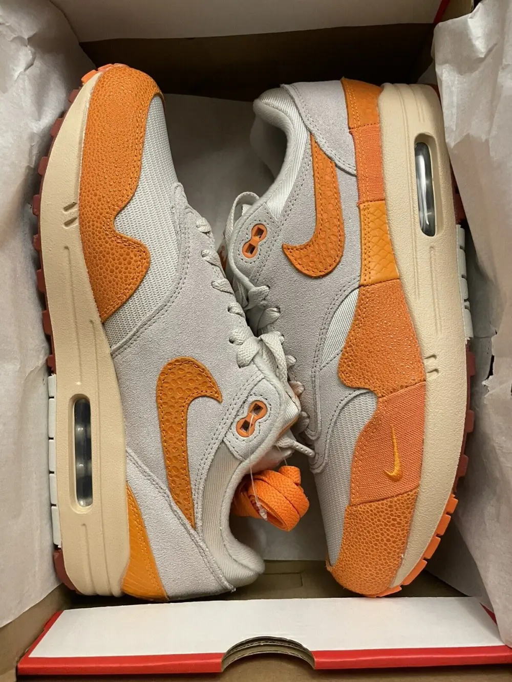 Giày Nike AIR MAX 1 MASTER MAGMA 'Orange' DZ4709-001 - Ảnh 5