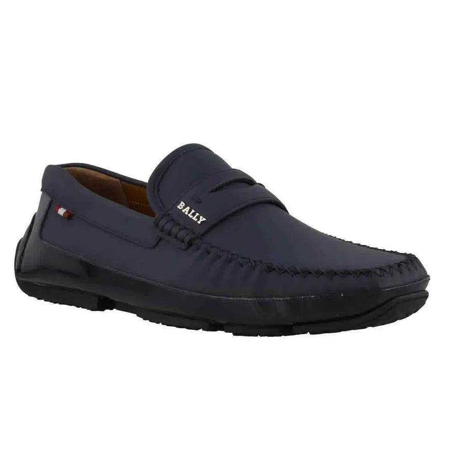 Giày Bally Pintos Leather Loafers 'Ink' 6222972 - Ảnh 3
