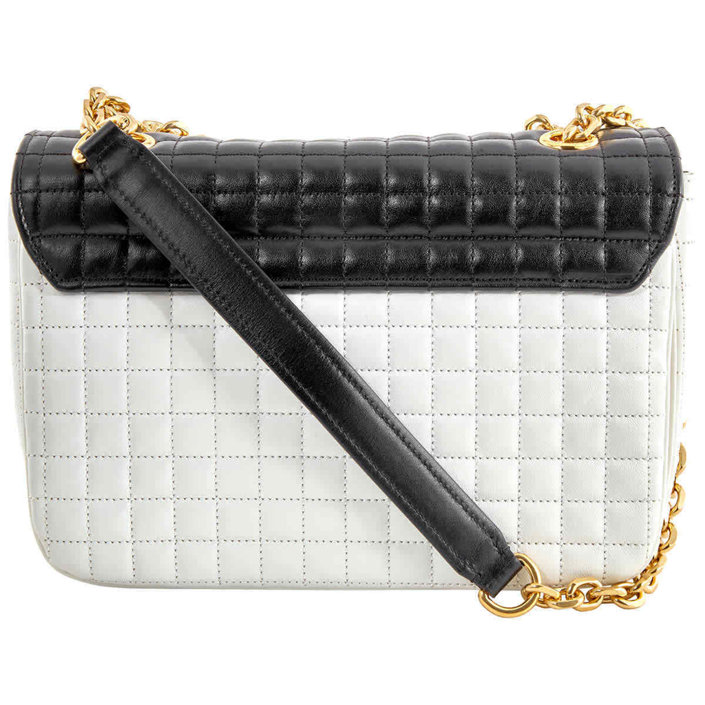 Túi Celine Medium C In Quilted Calfskin 'Black White' 187253BFD-01WB - Ảnh 3