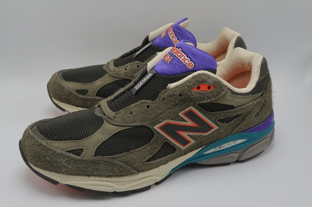 Giày New Balance 990v3 Trailblazers 'Moss Purple' M990SO3 - Ảnh 6