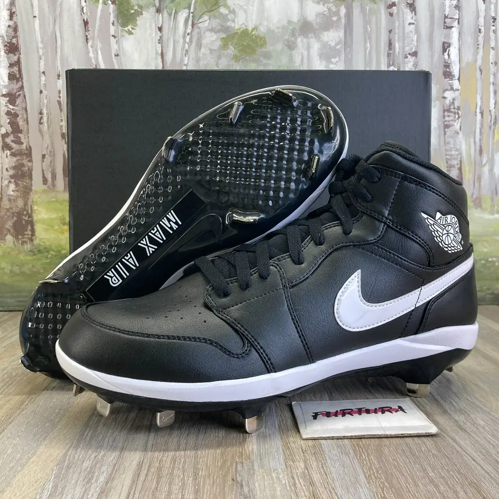Giày Nike Jordan 1 Retro Metal 'Black White' AV5355-001 - Ảnh 3
