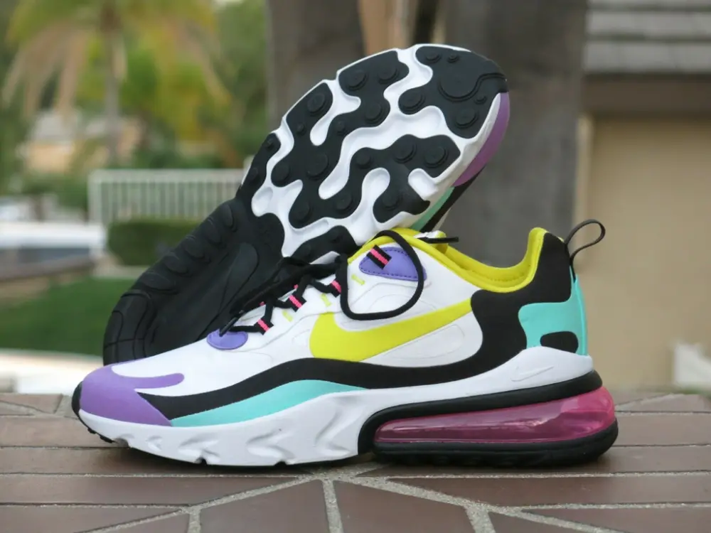Giày Nike Air Max 270 React 'Bright Violet' AQ4971-101 - Ảnh 3