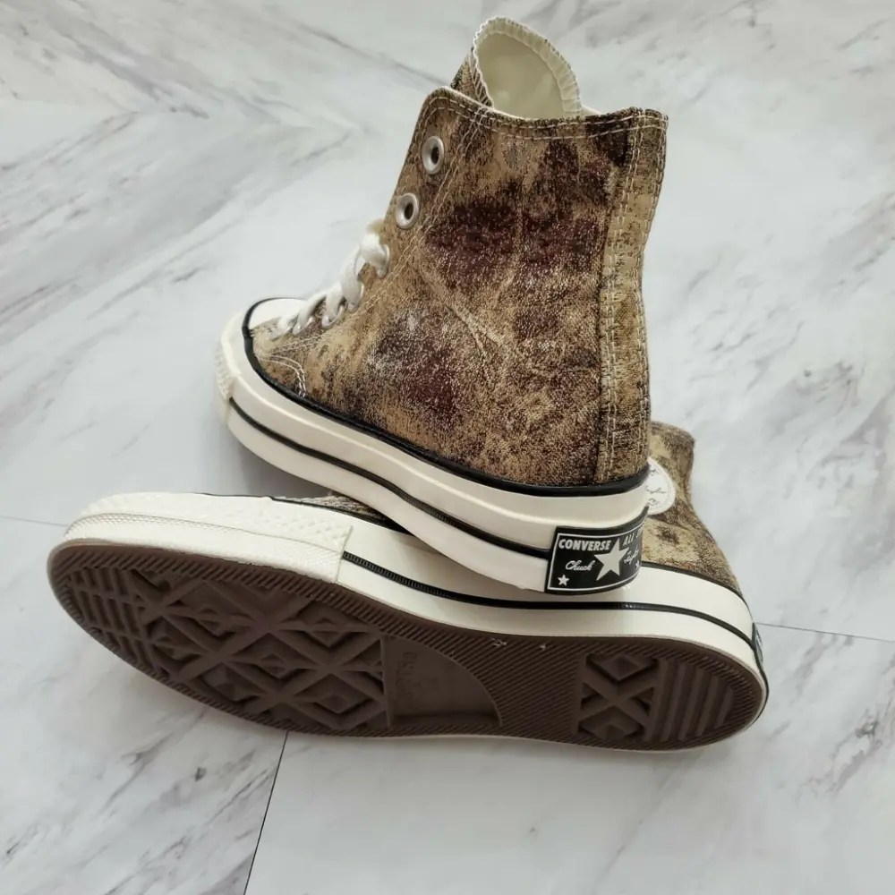 Giày Converse Chuck 70 High 'Bronze Egret Black' 570530C - Ảnh 7